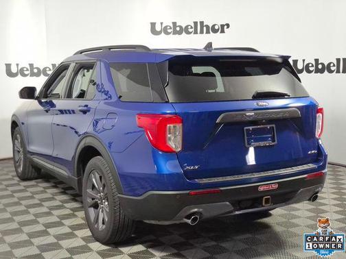 Atlas Blue Metallic 2023 Ford Explorer XLT