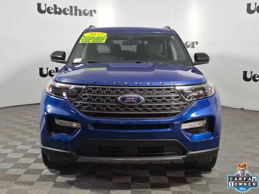 Atlas Blue Metallic 2023 Ford Explorer XLT