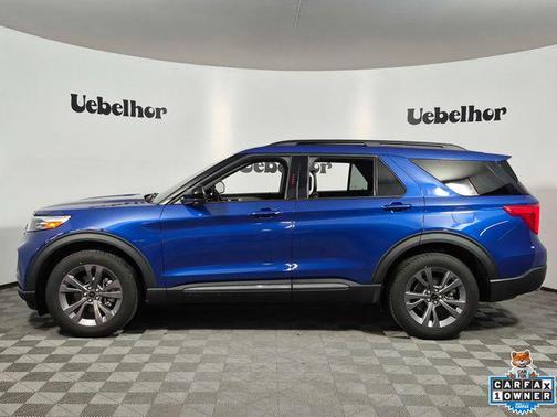 Atlas Blue Metallic 2023 Ford Explorer XLT