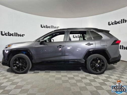Silver Sky Metallic/Midnight Black Metallic 2023 Toyota RAV4 Hybrid SE