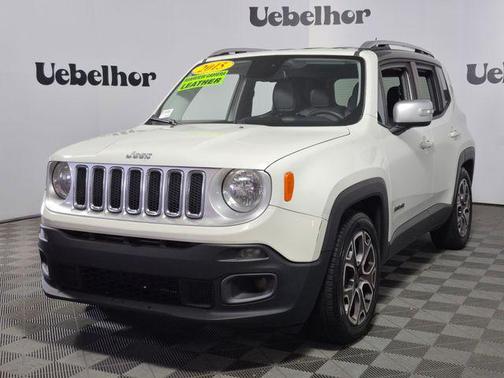 Alpine White 2015 Jeep Renegade Limited