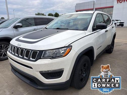 White Clearcoat 2021 Jeep Compass Sport