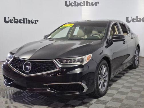 Crystal Black Pearl 2018 Acura TLX Technology
