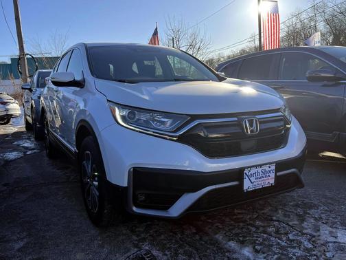 Platinum White Pearl 2021 Honda CR-V AWD EX