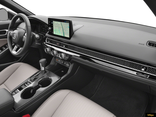 Platinum White Pearl 2026 Honda Civic Hybrid Sport Touring