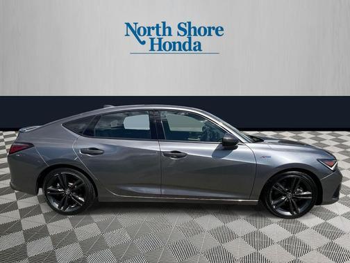 Liquid Carbon Metallic 2024 Acura Integra A-SPEC