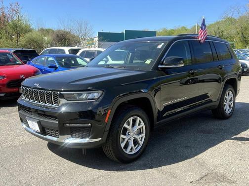 Diamond Black Crystal Pearlcoat 2021 Jeep Grand Cherokee L Limited