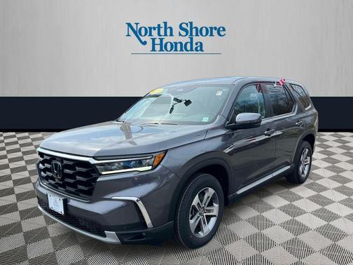 Modern Steel Metallic 2023 Honda Pilot AWD EX-L 7 Passenger