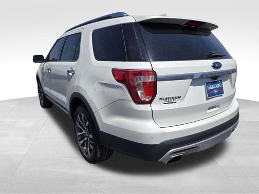 White Platinum Clearcoat Metallic 2016 Ford Explorer Platinum