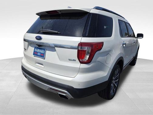 White Platinum Clearcoat Metallic 2016 Ford Explorer Platinum