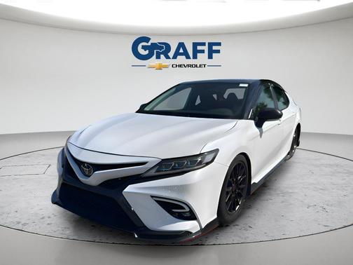 Wind Chill Pearl/Midnight Black Metallic 2023 Toyota Camry TRD