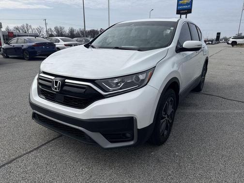 White 2022 Honda CR-V AWD EX