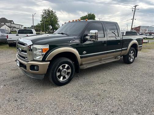 Green Gem Metallic/Pale Adobe Metallic 2013 Ford F-250 King Ranch