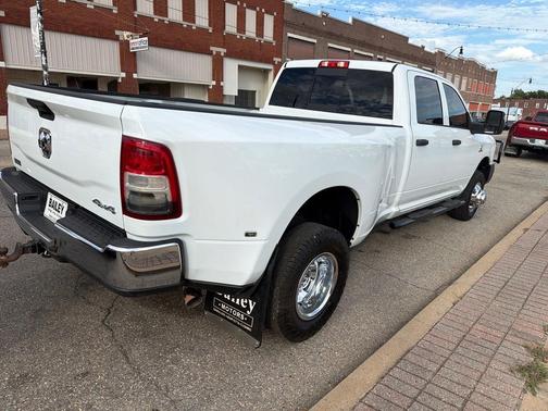 Bright White Clearcoat 2023 RAM 3500 Tradesman Crew Cab 4x4 8' Box