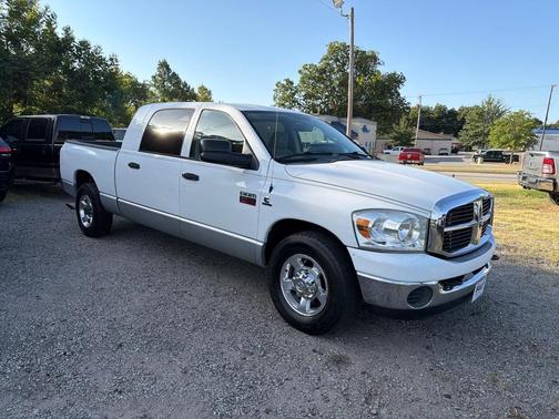 Bright White Clearcoat/Bright Silver Clearcoat Met 2007 Dodge Ram 3500 SLT