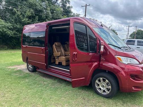 Deep Cherry Red Crystal Pearlcoat 2023 RAM ProMaster 3500 Window Van High Roof
