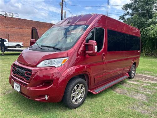 Deep Cherry Red Crystal Pearlcoat 2023 RAM ProMaster 3500 Window Van High Roof