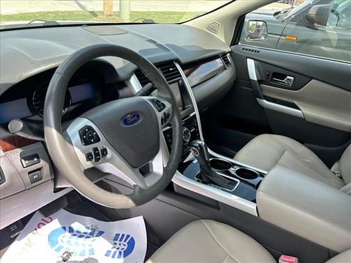 White Platinum Metallic Tri-Coat 2013 Ford Edge Limited