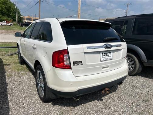 White Platinum Metallic Tri-Coat 2013 Ford Edge Limited