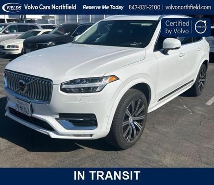 Crystal White 2023 Volvo XC90 B6 Plus 6-Seater
