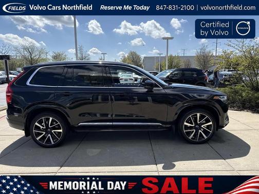 Onyx Black Metallic 2023 Volvo XC90 B6 Plus 7-Seater
