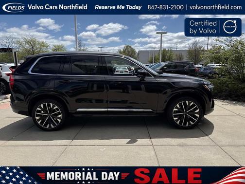 Onyx Black 2025 Volvo XC90 B5 Plus