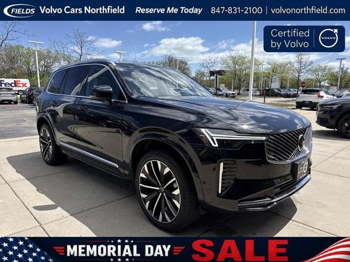 Onyx Black 2025 Volvo XC90 B5 Plus