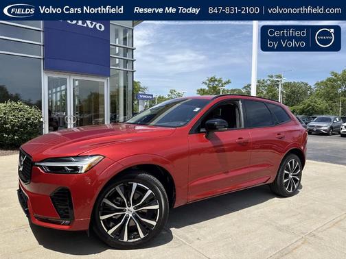 Fusion Red Metallic 2024 Volvo XC60 B5 Plus Dark Theme