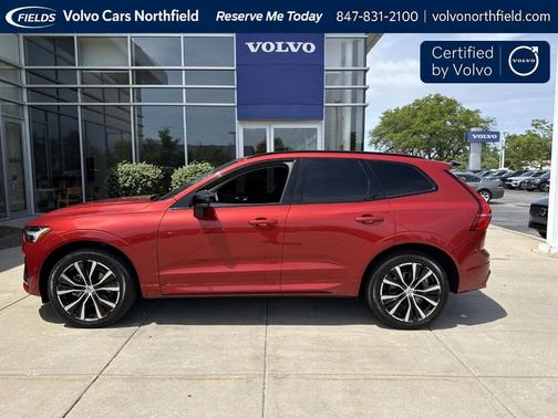 Fusion Red Metallic 2024 Volvo XC60 B5 Plus Dark Theme