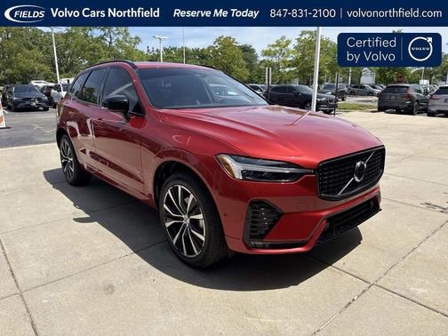 Fusion Red Metallic 2024 Volvo XC60 B5 Plus Dark Theme
