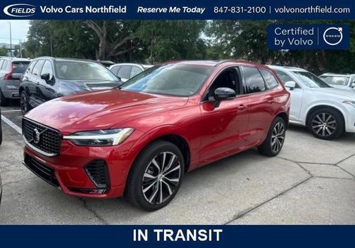 Fusion Red Metallic 2024 Volvo XC60 B5 Plus Dark Theme
