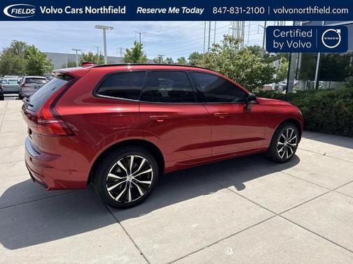 Fusion Red Metallic 2024 Volvo XC60 B5 Plus Dark Theme