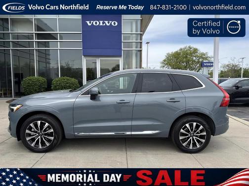 Thunder Gray Metallic 2023 Volvo XC60 B5 Plus Bright Theme