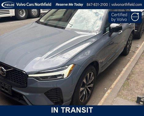Thunder Gray Metallic 2024 Volvo XC60 B5 Plus Dark Theme