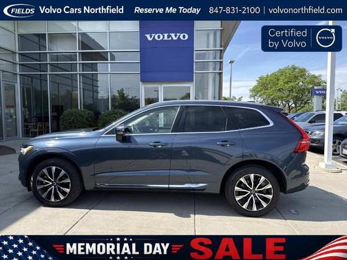 Denim Blue Metallic 2023 Volvo XC60 B5 Plus Bright Theme