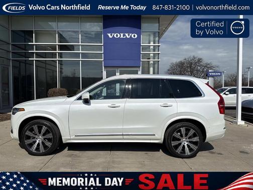 Crystal White 2023 Volvo XC90 B6 Ultimate 6-Seater