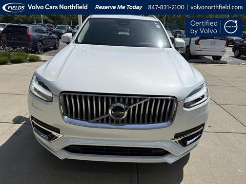 Crystal White 2024 Volvo XC90 B6 Ultimate Bright Theme 6-Seater