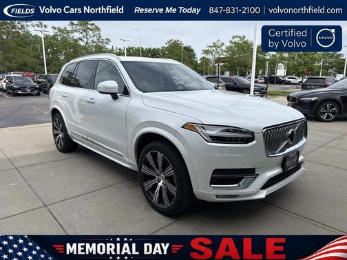 Crystal White Metallic 2023 Volvo XC90 B6 Ultimate 6-Seater