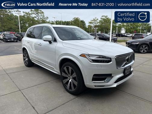 Crystal White Metallic 2023 Volvo XC90 B6 Ultimate 6-Seater