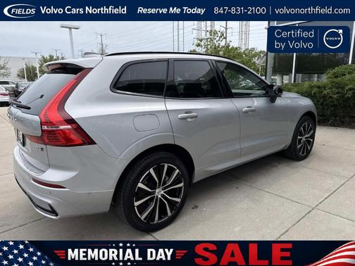 Silver 2023 Volvo XC60 B5 Plus Dark Theme