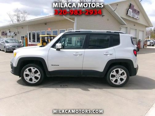 Glacier Metallic 2017 Jeep Renegade Limited