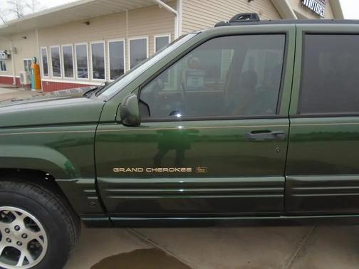 GREEN 1996 Jeep Grand Cherokee Limited 4WD