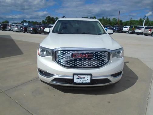 White Frost Tricoat 2017 GMC Acadia Denali