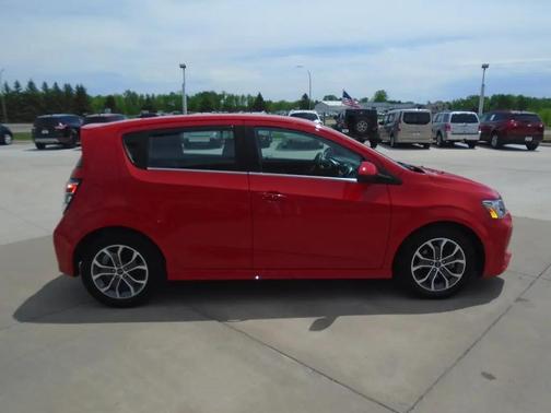 RED 2019 Chevrolet Sonic LT