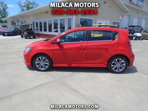 RED 2019 Chevrolet Sonic LT