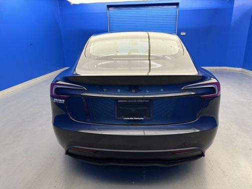 Stealth Gray 2025 Tesla Model 3 Long Range