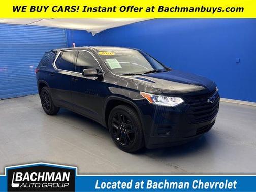 Mosaic Black Metallic 2020 Chevrolet Traverse LS