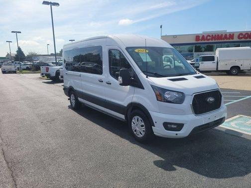 Oxford White 2024 Ford Transit-350 XLT