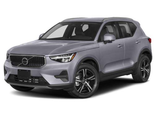 Crystal White Metallic 2023 Volvo XC40 Plus Dark Theme