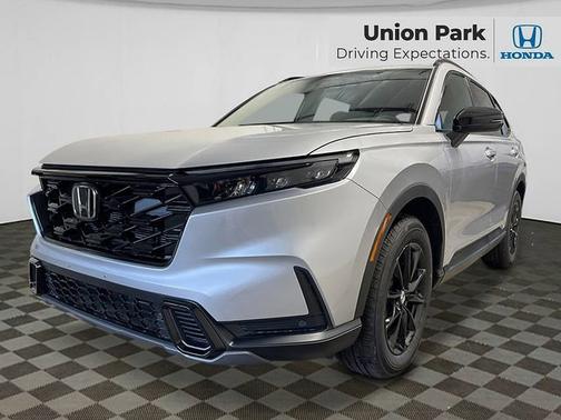 Solar Silver Metallic 2026 Honda CR-V Hybrid Sport-L